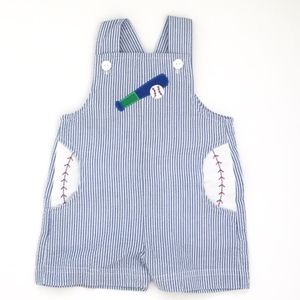 NWOT Florence Eisemen Seersucker Shortalls